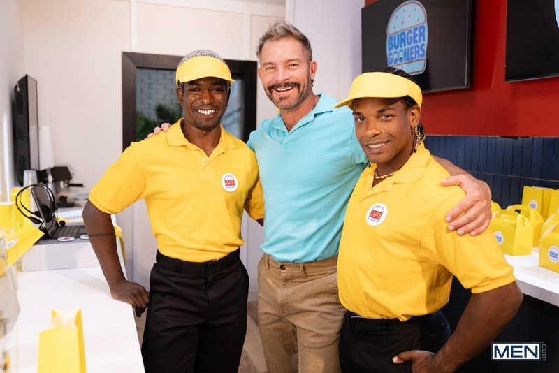 Adrian Hart and Jonzu's Wild Kitchen Threesome with Greg Dixxon - image 6