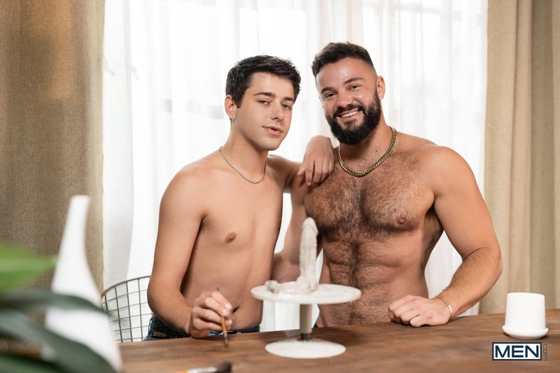 Joey Mills Invites Hayden Harding into a World of Pleasure with Anal and Kissing - image 2