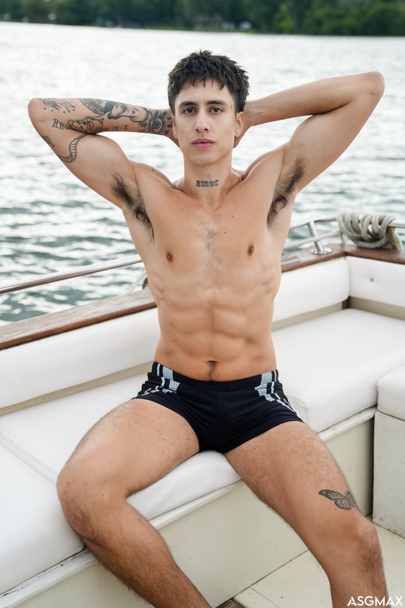 Outdoor Pleasure: Enzo Muller and Angel Elias's Anal Showdown on the Boat - image 5