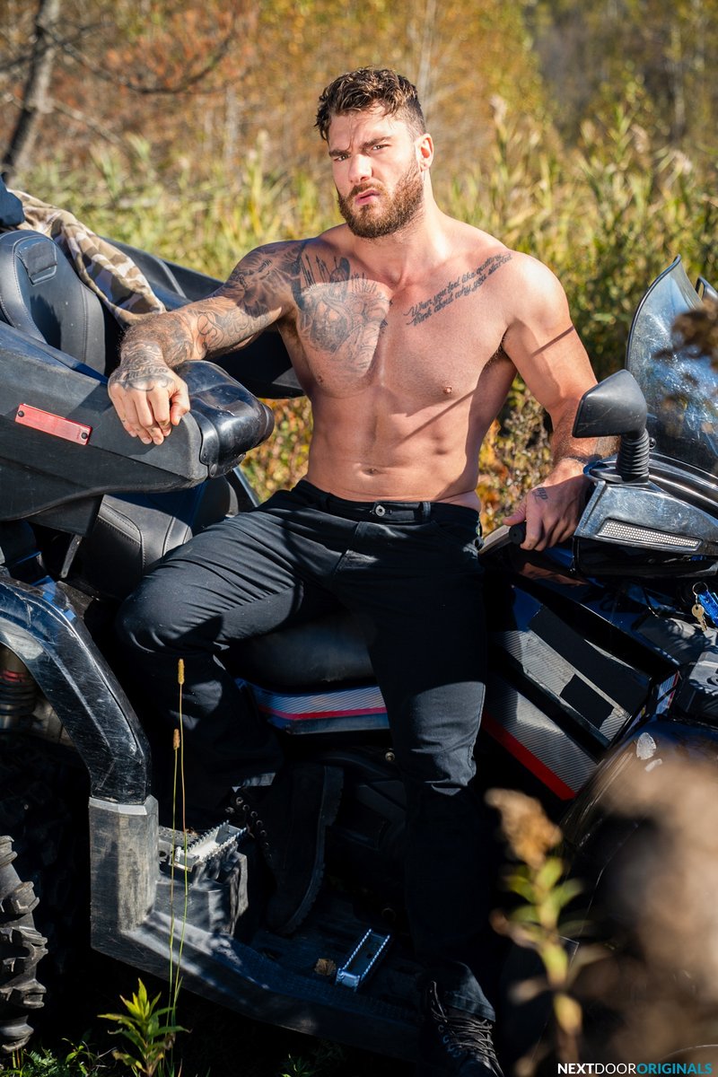 When ATV Rider William Seed Meets Edward Terrant: A Blowjob and Anal Fantasy - image 1
