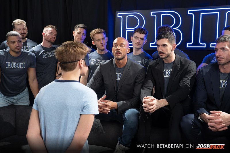 Oliver's First Brotherhood Experience: Getting Rimming and Deep Dicked by Felix and Chase - image 1